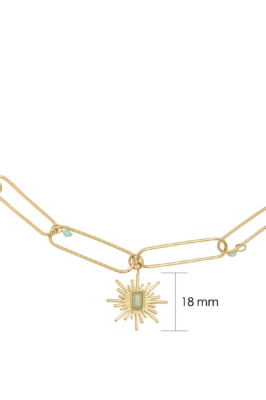Collar Mystic Verde Acero inoxidable Imagen2